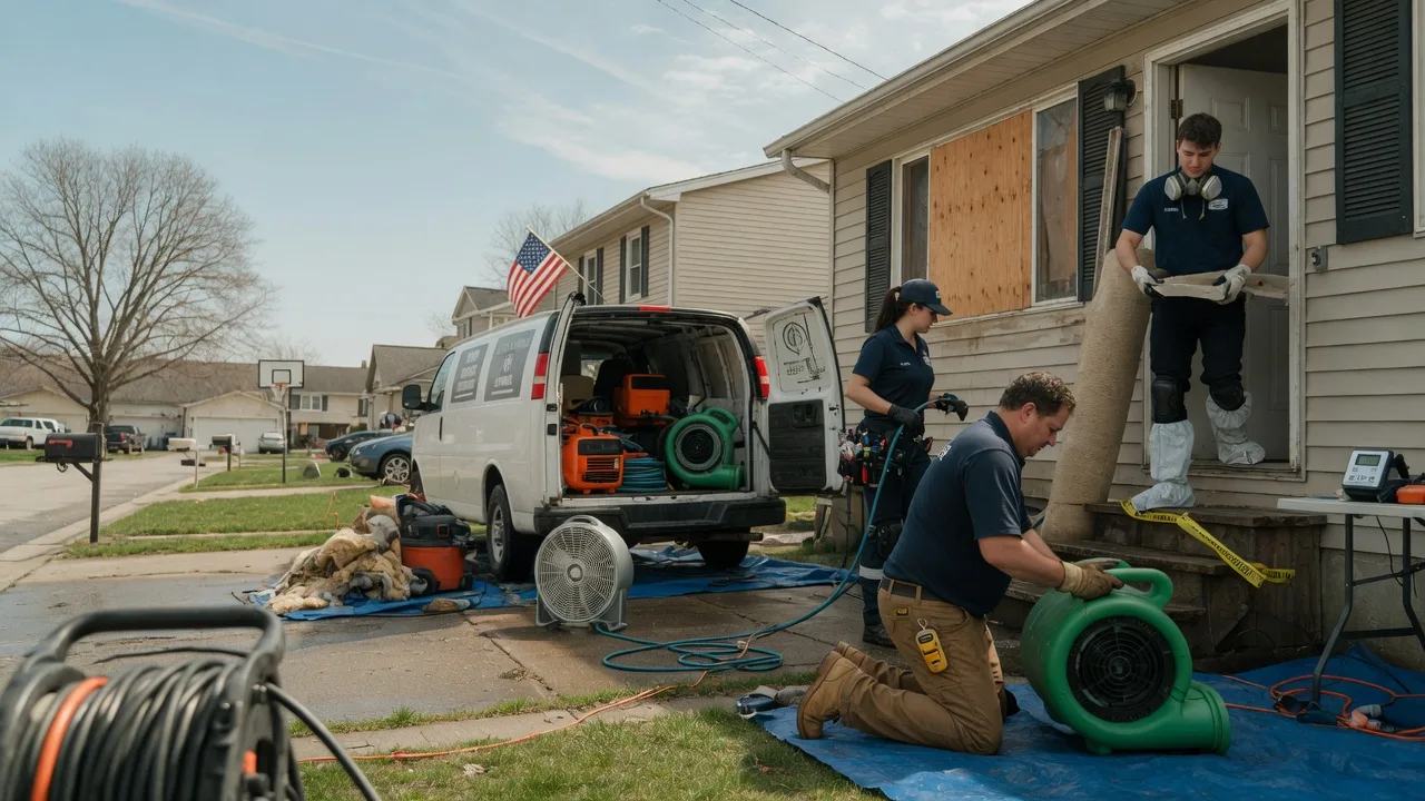 Water Damage Restoration in Coulterville, IL near me